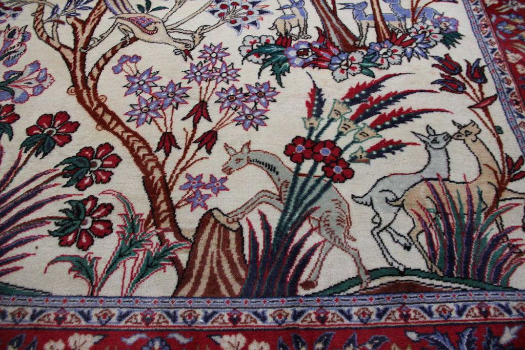 Qum Tree of Life Persian Rug